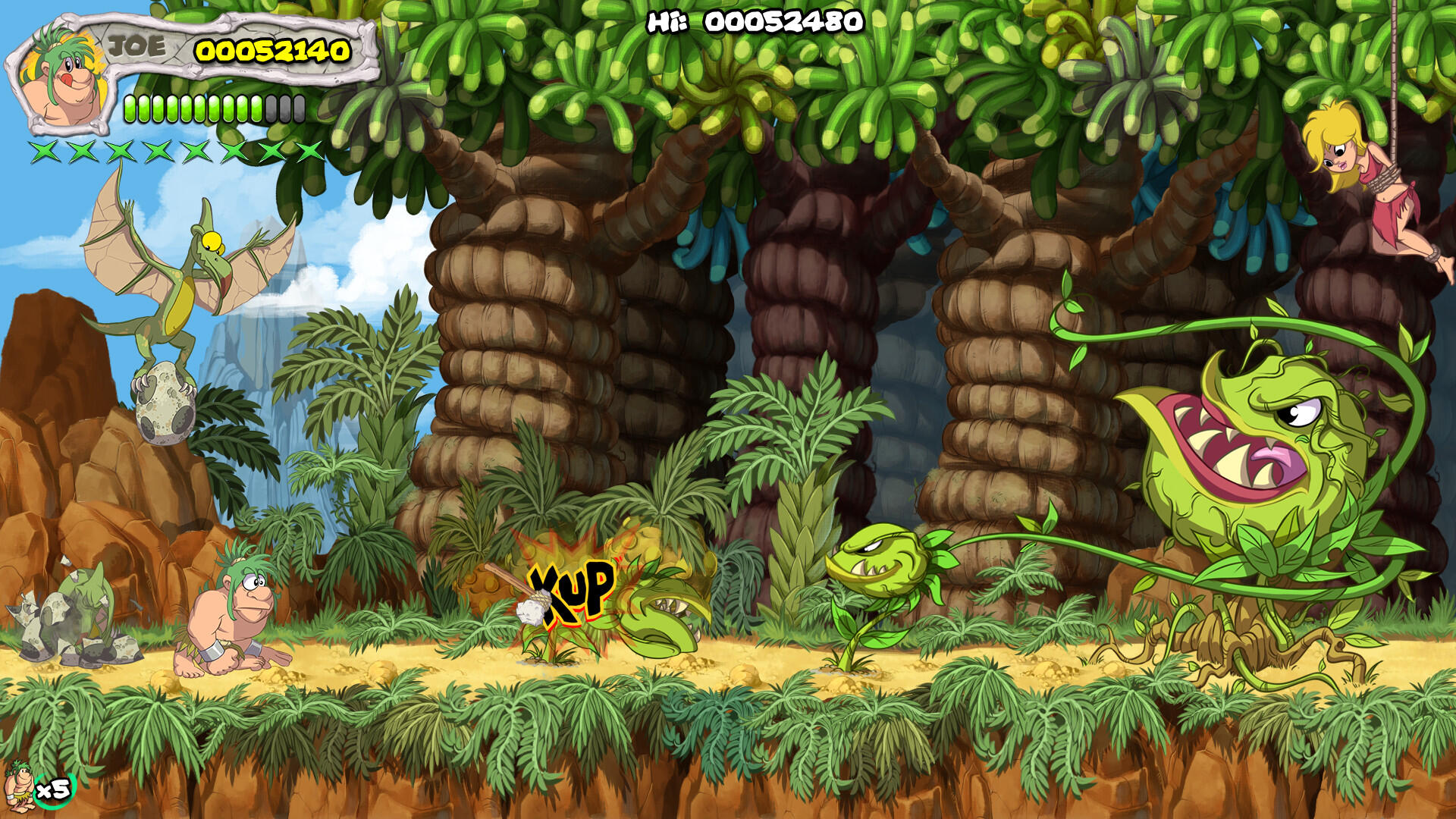 New Joe & Mac: Caveman Ninja - Review 3 https://www.mkaugaming.com/all-review-list/new-joe-mac-caveman-ninja-review/