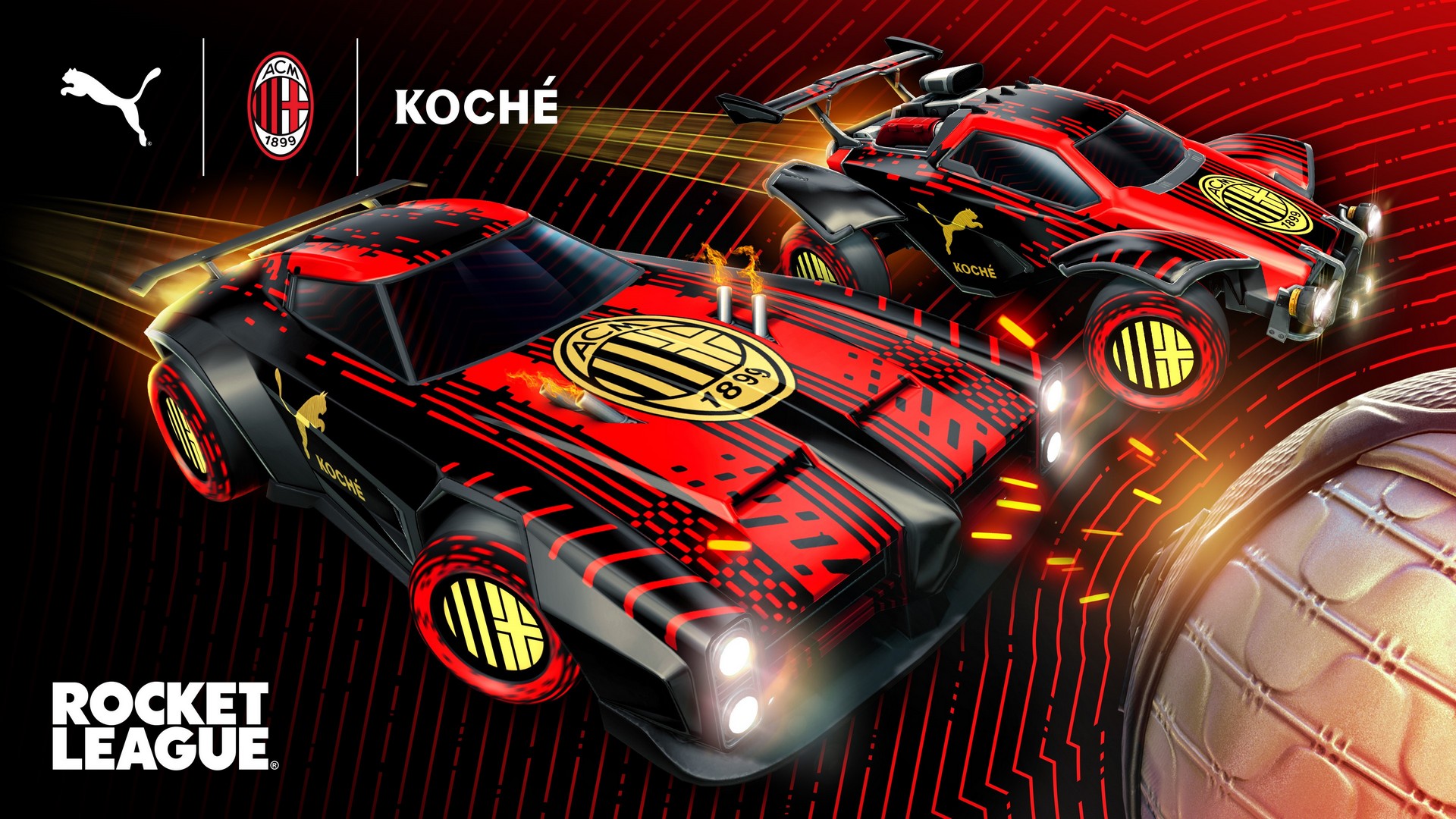 Rocket League Partners With AC Milan To Add Newly Revealed Fourth Jersey In-Game Beginning March 8