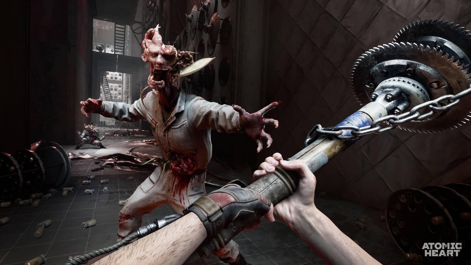 Atomic Heart - Review 3 AtomicHeart Screenshot 01 logo https://www.mkaugaming.com/all-review-list/atomic-heart-review/