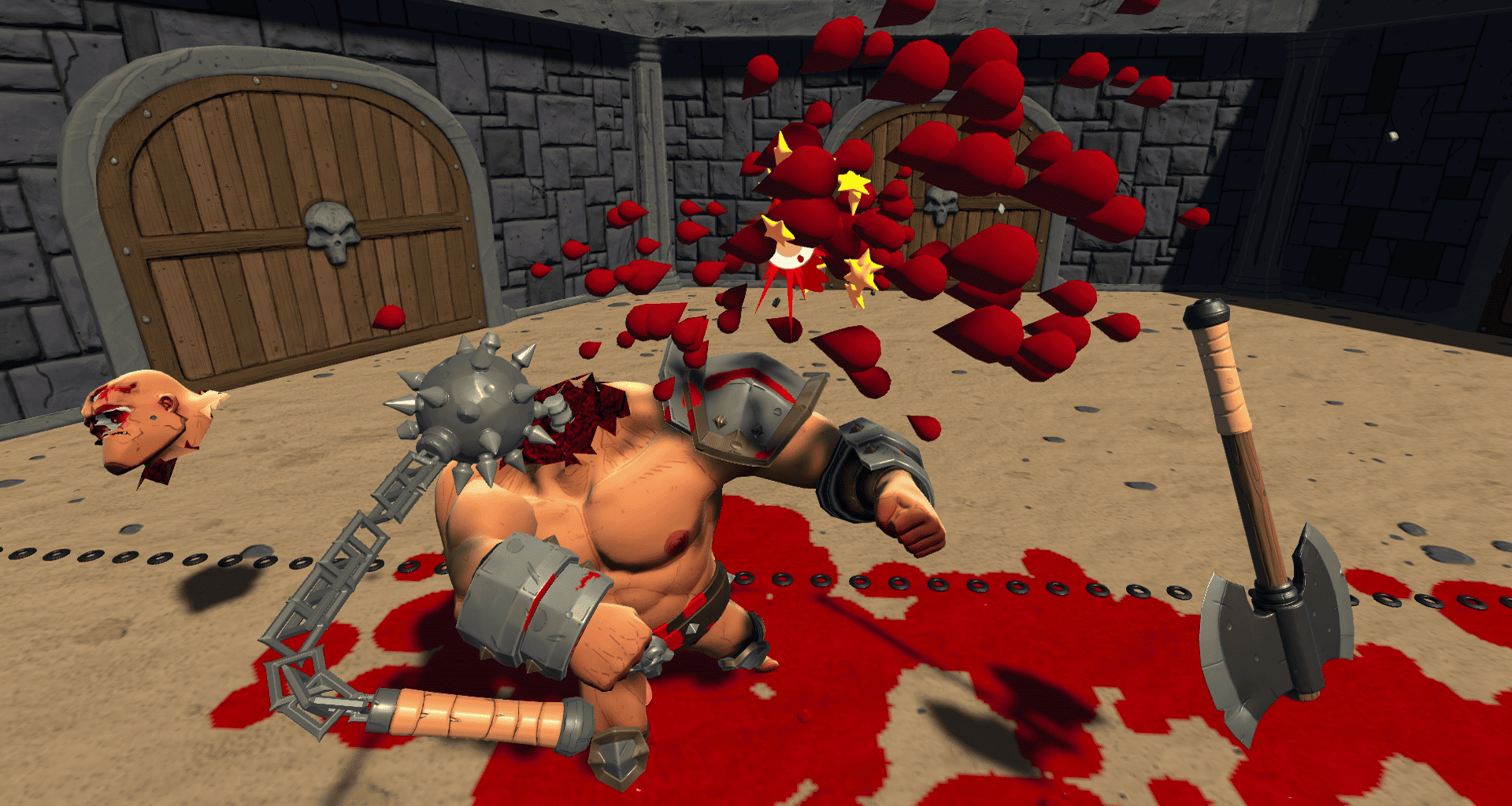 GORN Screen 3 https://www.mkaugaming.com/all-review-list/gorn-ps-vr2-review/