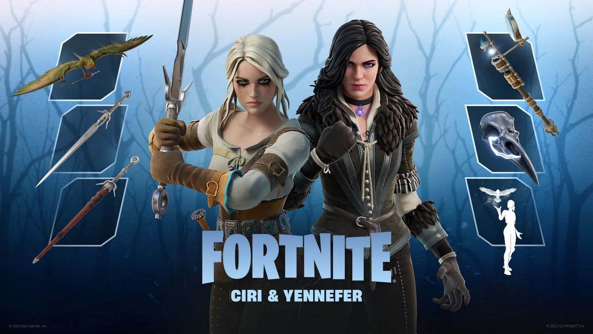 Follow Your Destiny In Fortnite With Ciri & Yennefer Of Vengerberg – Live Now