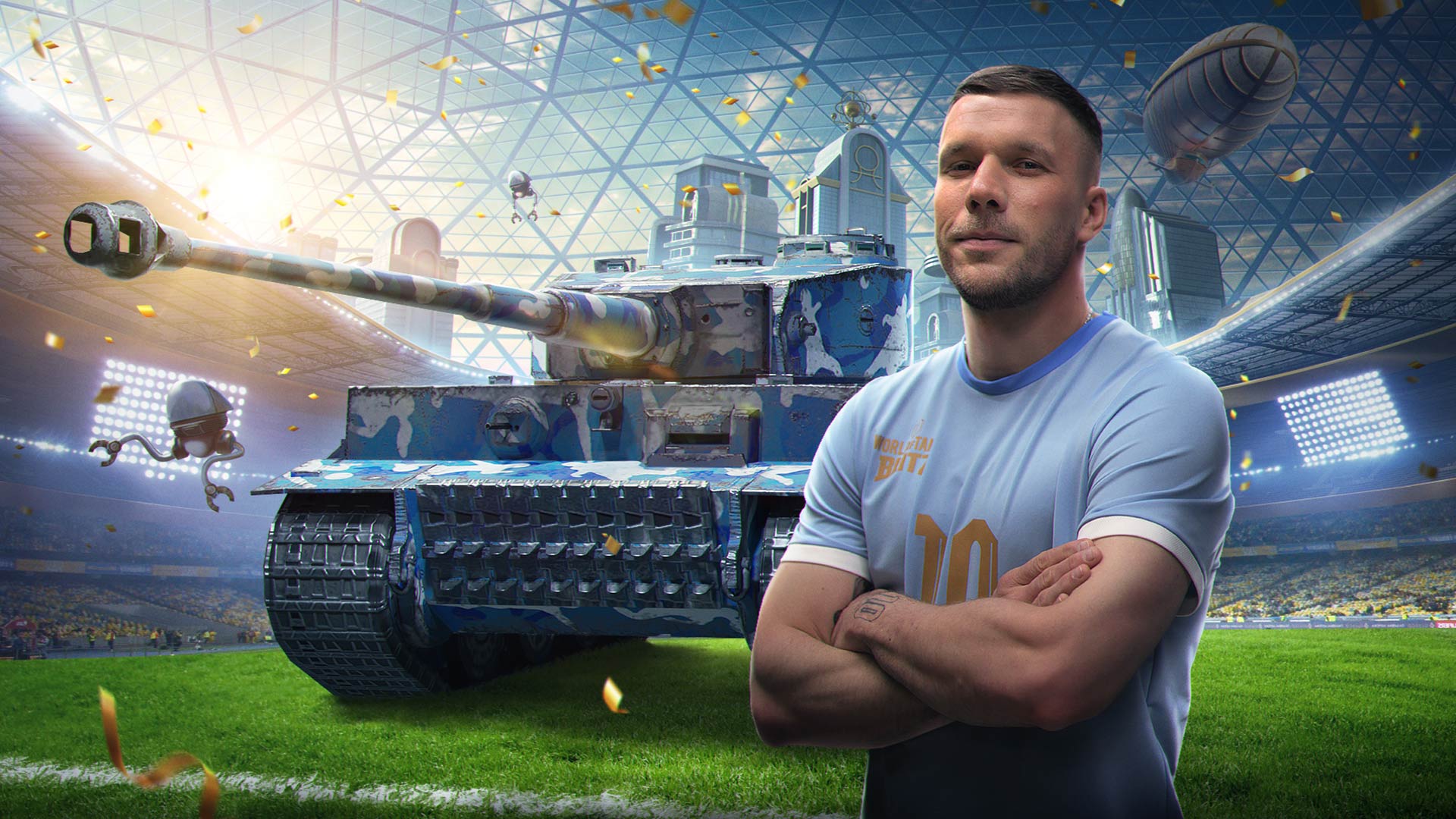 World of Tanks Blitz Partners With Football Star Lukas Podolski
