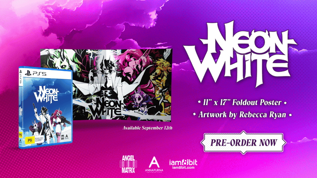 Neon White Nintendo Switch & PlayStation 5 Physical Editions Coming Soon 2 1920x1080 https://www.mkaugaming.com/neon-white-nintendo-switch-playstation-5-physical-editions-coming-soon/