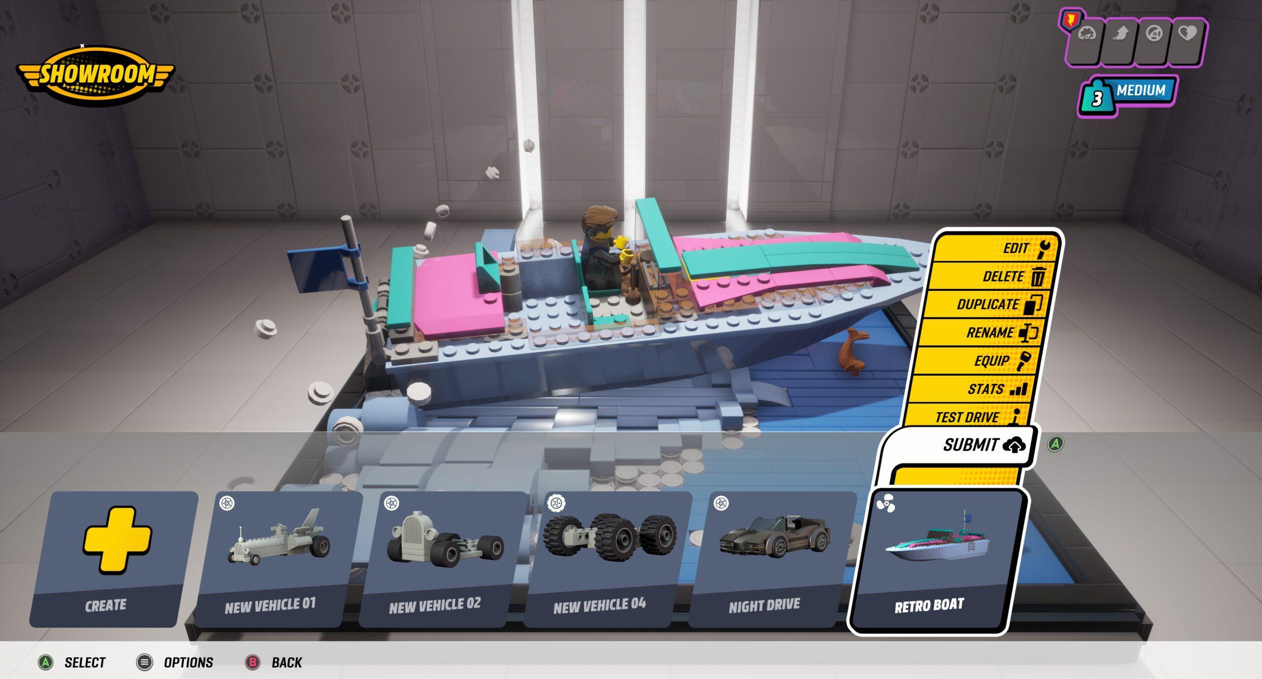 LEGO 2K Drive Showroom scaled https://www.mkaugaming.com/lego-2k-drive-adds-vehicle-creation-sharing-with-the-creators-hub/