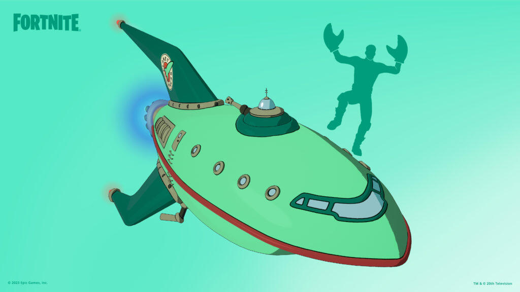 Futurama’s Bender, Fry, & Leela Outfits Arrive On The Fortnite Battle Royale Island 5 Planet Express Ship Glider and Zoidberg Scuttle Emote https://www.mkaugaming.com/futuramas-bender-fry-leela-outfits-arrive-on-the-fortnite-battle-royale-island/