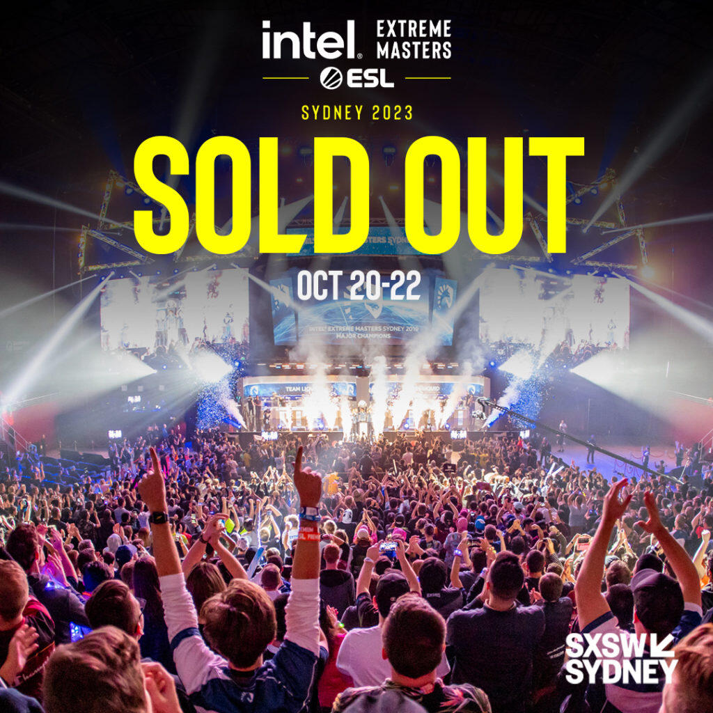 Intel Extreme Masters Sydney Sells Out - Fastest Selling Australian Esports Mega-Event 1 iem sydw2 soldout1x1 https://www.mkaugaming.com/intel-extreme-masters-sydney-sells-out-fastest-selling-australian-esports-mega-event/
