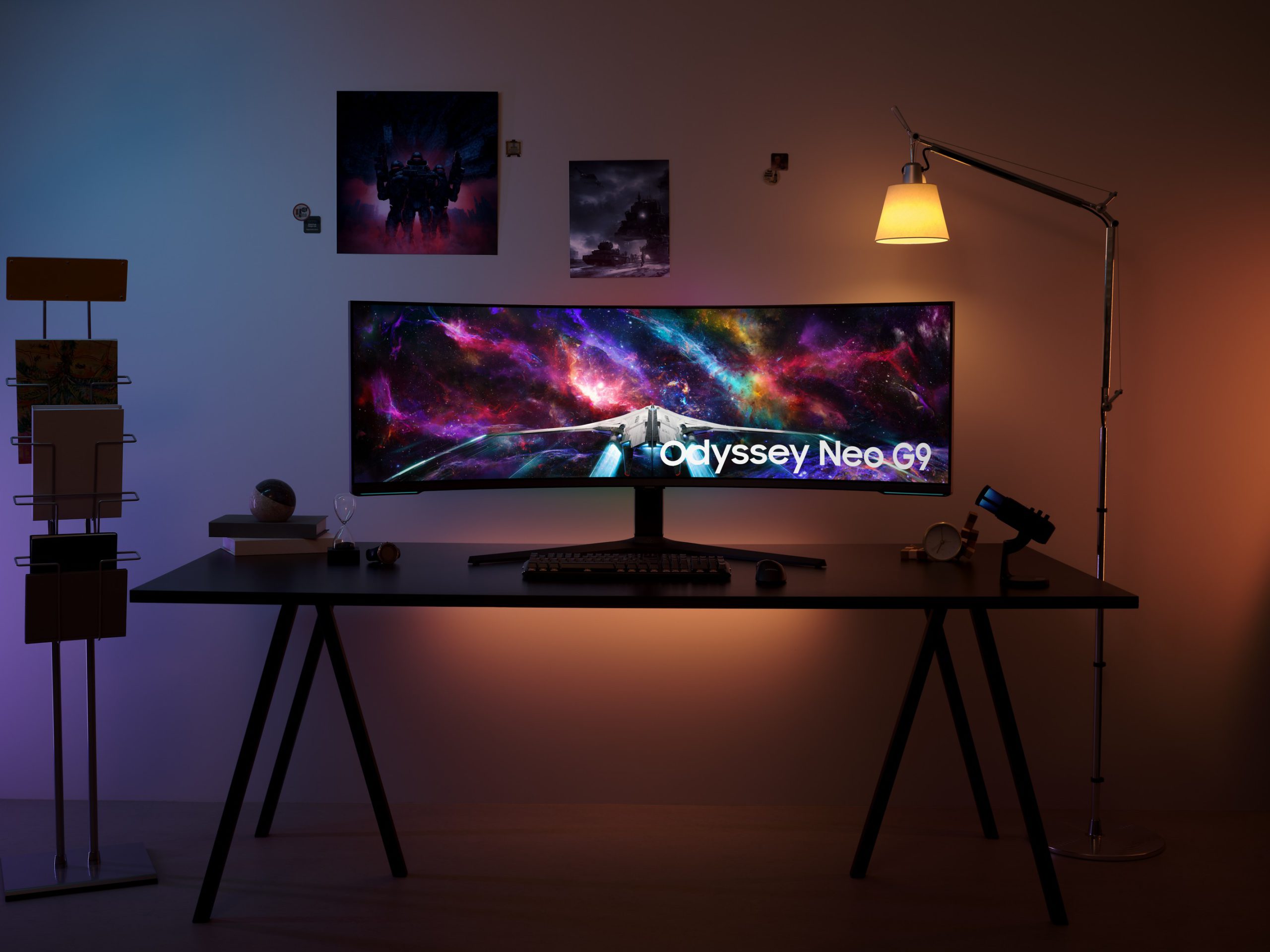 Samsung Electronics Unveils World’s First Dual UHD Gaming Monitor: 57″ Odyssey Neo G9