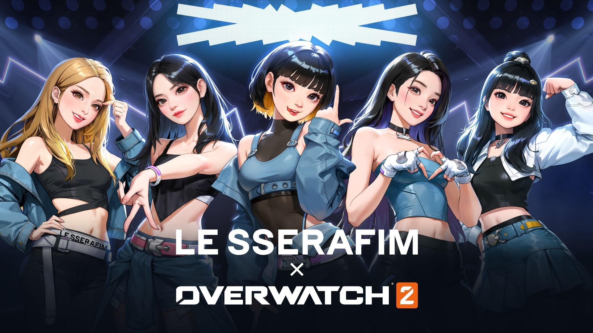 Overwatch 2 Teams Up With LE SSERAFIM To Feature The First In-Game