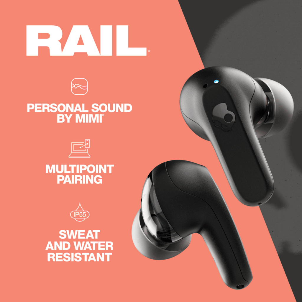 Skullcandy Packs Premium, Easy-To-Use Features Into All-New Collection: RAIL ANC & RAIL TRUE Wireless Earbuds 4 Rail Amazon black 2 2000x2000 https://www.mkaugaming.com/skullcandy-packs-premium-easy-to-use-features-into-all-new-collection-rail-anc-rail-true-wireless-earbuds/