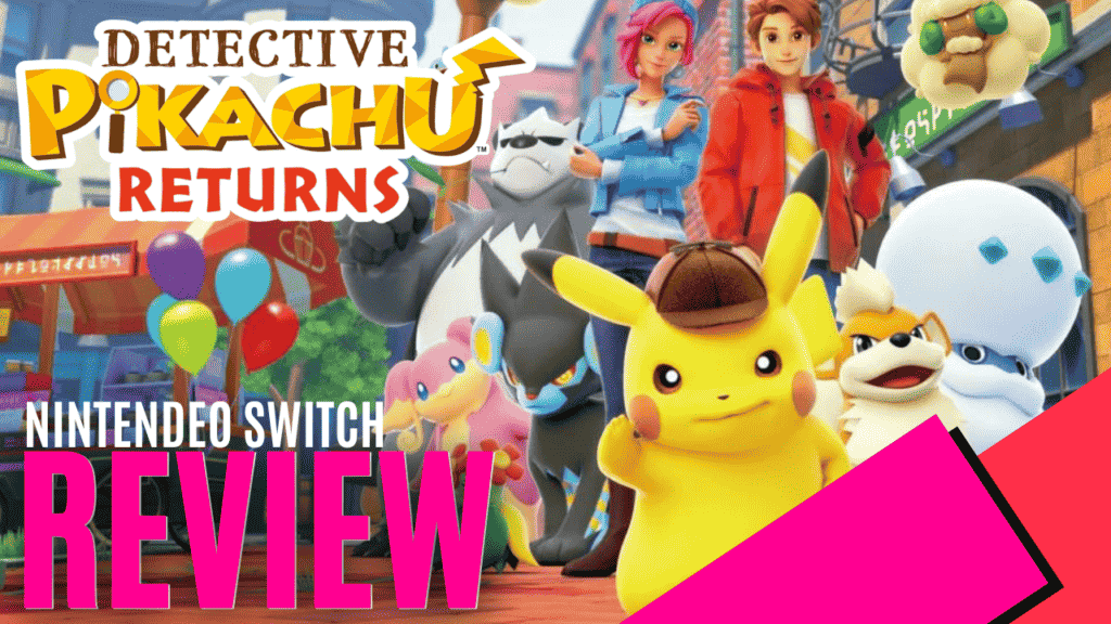 YouTube Thumbnails 73 https://www.mkaugaming.com/all-review-list/detective-pikachu-returns-nintendo-switch-review/