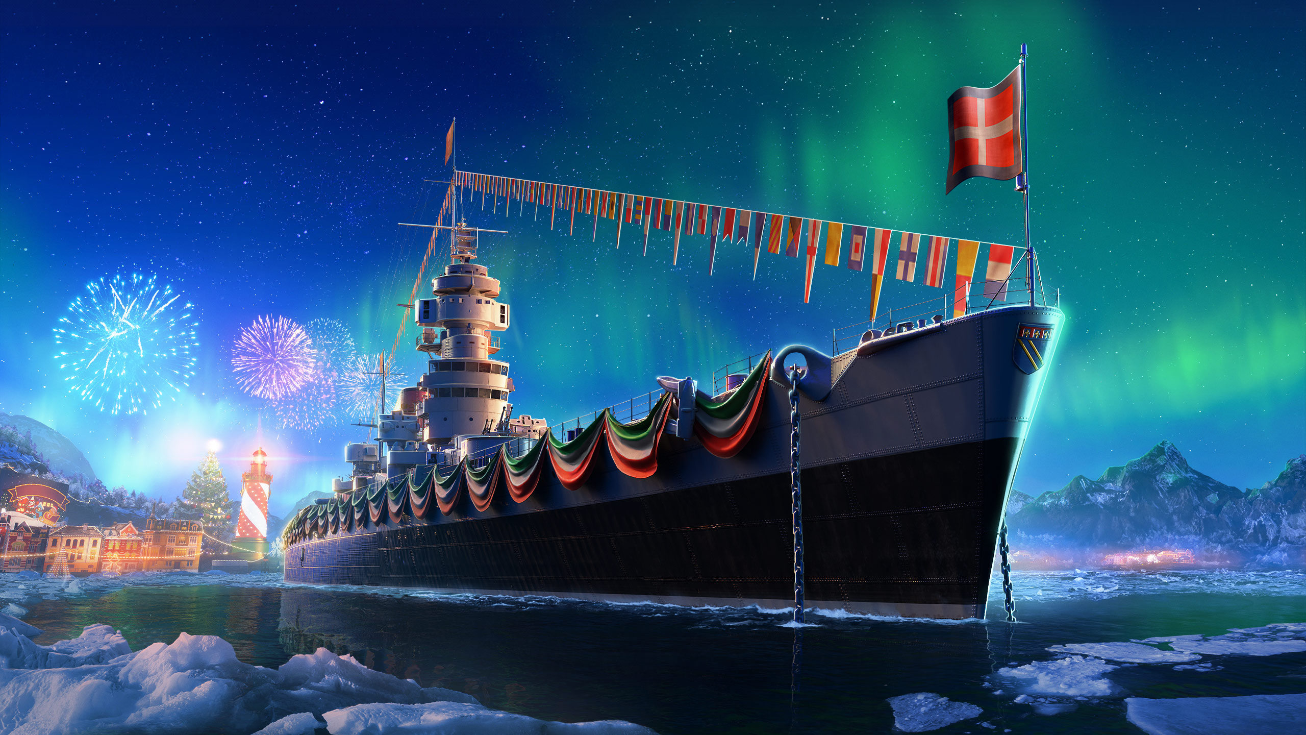 The Festive Season Arrives In World of Warships With The Holiday-Themed December Update