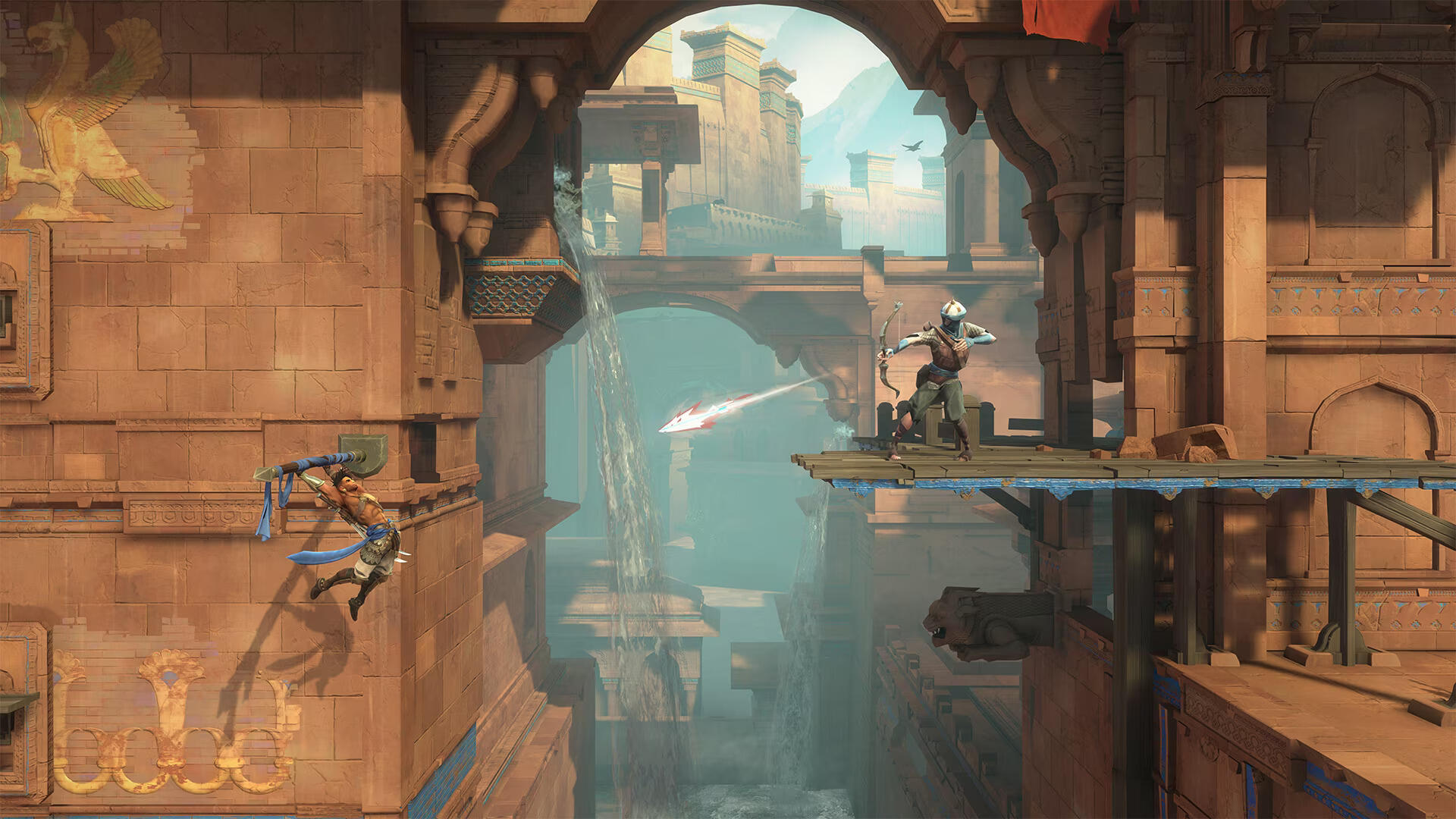 Prince Of Persia: The Lost Crown (Xbox Series X) - Review 2 Swing bar scene Lower https://www.mkaugaming.com/all-review-list/prince-of-persia-the-lost-crown-xbox-series-x-review/