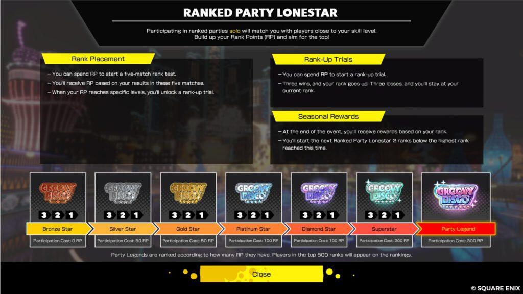 SQUARE ENIX Announces New FOAMSTARS Season 2 "GROOVY DISCO" Starts March 9 5 FOAMSTARS S2 GD Ranks png jpgcopy https://www.mkaugaming.com/square-enix-announces-new-foamstars-season-2-groovy-disco-starts-march-9/