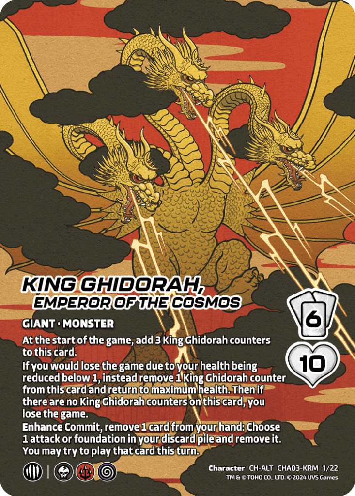 Godzilla Challenger Series, Star Trek, and TEKKEN 8 Are Joining UniVersus 4 CHA03 KRM 001 KingGhidorahEmperoroftheCosmos CH ALT https://www.mkaugaming.com/godzilla-challenger-series-star-trek-and-tekken-8-are-joining-universus/