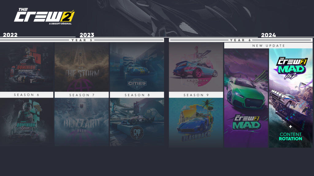 The Crew 2 Mad Volume 2 Available Tomorrow Via FREE Update 2 TC2 INFOGRAPHY MOTORFLIX ROADMAP logo 1920x1080 PostLaunch 010524 6PM CET https://www.mkaugaming.com/the-crew-2-mad-volume-2-available-tomorrow-via-free-update/