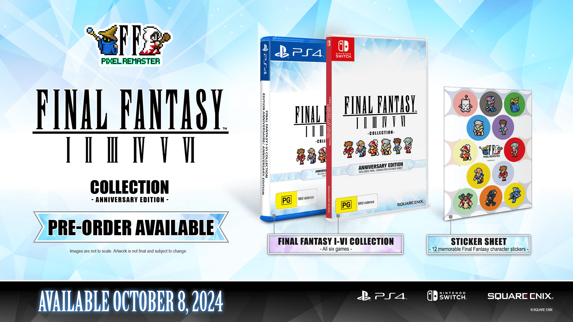 Final Fantasy Pixel Remaster Collection - Anniversary Edition