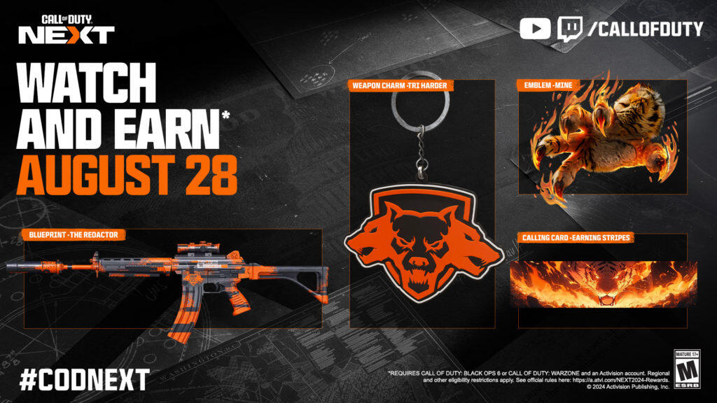 Get Ready For Call of Duty: NEXT: Event Intel, How To Watch on 29 August, Tune In Rewards, Call of Duty Endowment (C.O.D.E.) Bowl V Presented by USAA, and Preparing for the Black Ops 6 Beta 1 GETREADY COD NEXT 24 IMAGE 002 https://www.mkaugaming.com/get-ready-for-call-of-duty-next-event-intel-how-to-watch-on-29-august-tune-in-rewards-call-of-duty-endowment-c-o-d-e-bowl-v-presented-by-usaa-and-preparing-for-the-black-ops-6-beta/