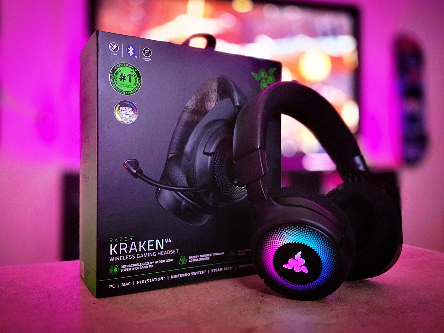 Razer Kraken V4 Wireless Headset Hardware Review MKAU Gaming