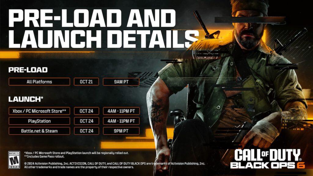 Call of Duty: Black Ops 6 PC Trailer, Specs, Preloading Info, and More 1 COD BO6 PC Preloading https://www.mkaugaming.com/call-of-duty-black-ops-6-pc-trailer-specs-preloading-info-and-more/