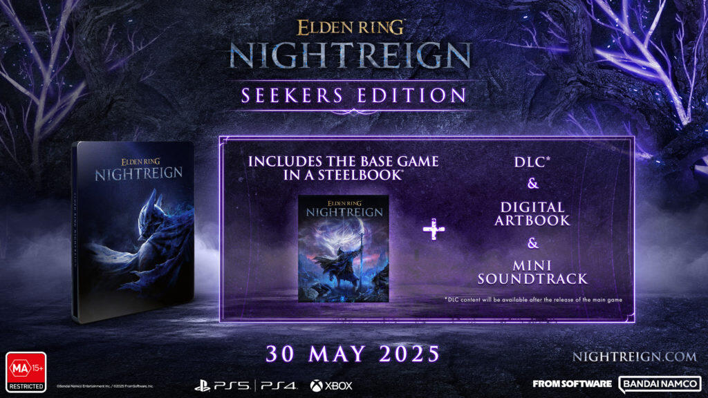 Standalone Adventure Game Elden Ring Nightreigh Launches 30th May With Preorders Now Available 2 GRS SEEKERS EDITION MULTI ANZ https://www.mkaugaming.com/standalone-adventure-game-elden-ring-nightreigh-launches-30th-may-with-preorders-now-available/