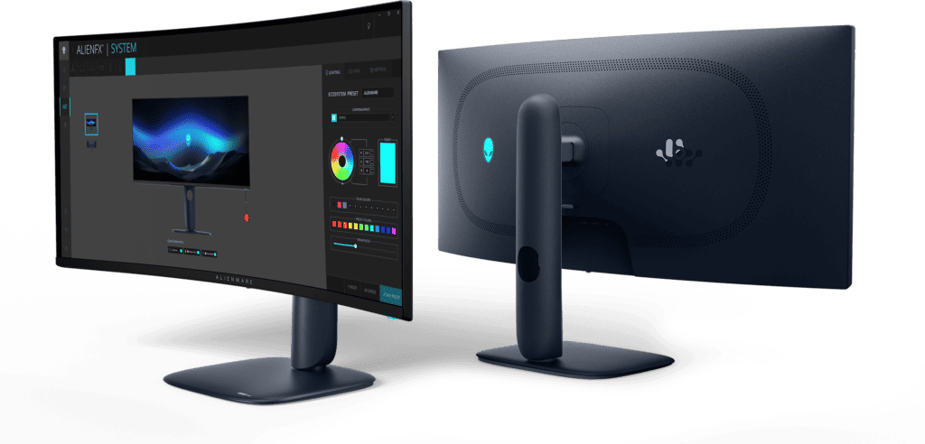 alienware aw3425dw qd oled monitor x design bk https://www.mkaugaming.com/alienware-announces-six-new-gaming-monitors/