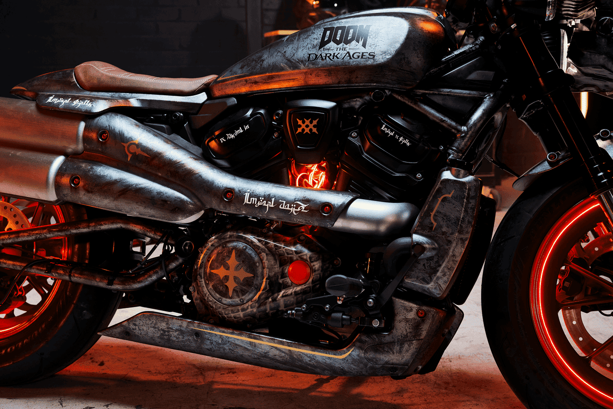 Ride Like The Slayer With World First DOOM: The Dark Ages Custom Harley-Davidson Motorcycle 1 2025 04 29 00012 https://www.mkaugaming.com/ride-like-the-slayer-with-world-first-doom-the-dark-ages-custom-harley-davidson-motorcycle/