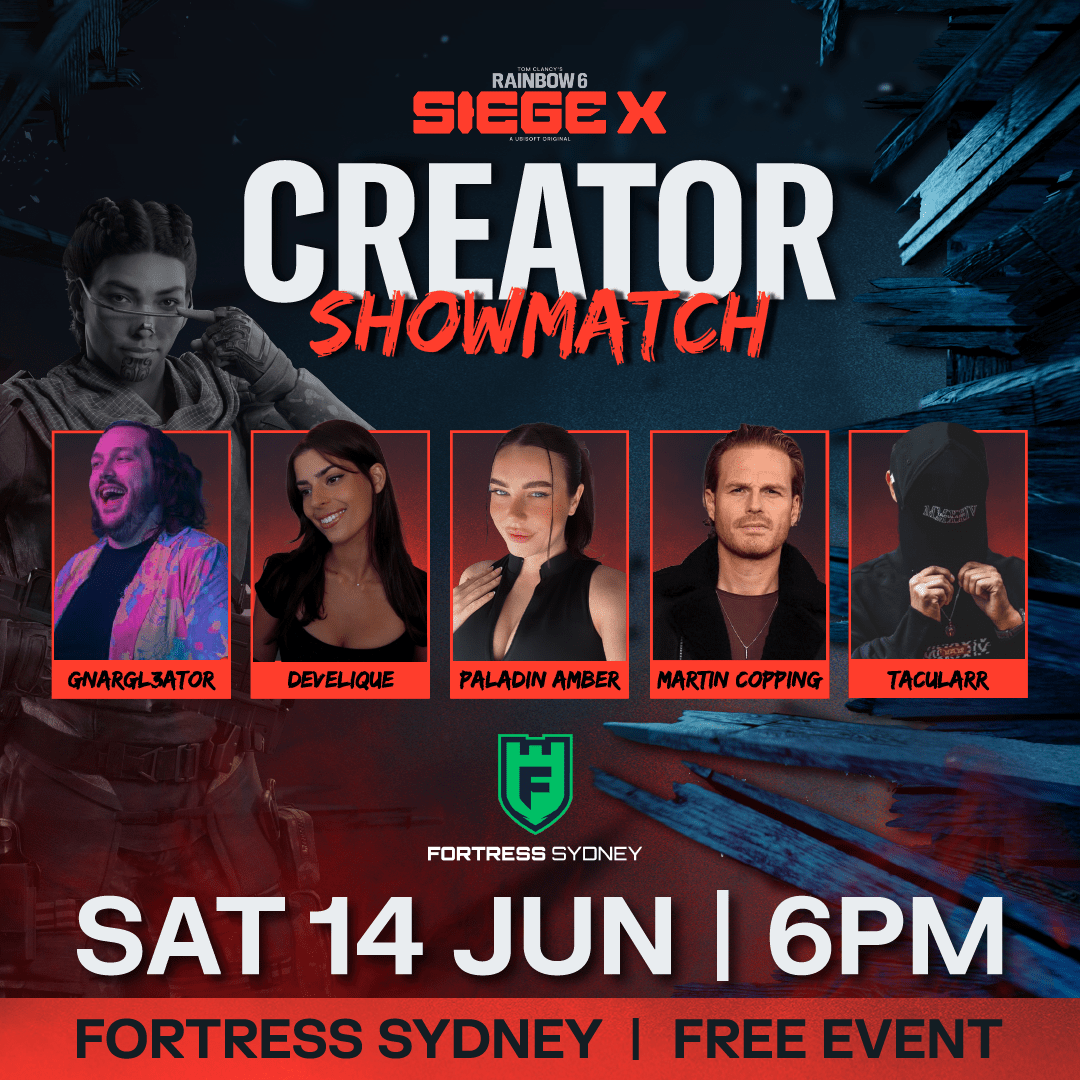 Rainbow Six Siege X Showcase To Light Up Fortress Sydney On June 14th 2 gegaaa https://www.mkaugaming.com/rainbow-six-siege-x-showcase-to-light-up-fortress-sydney-on-june-14th/