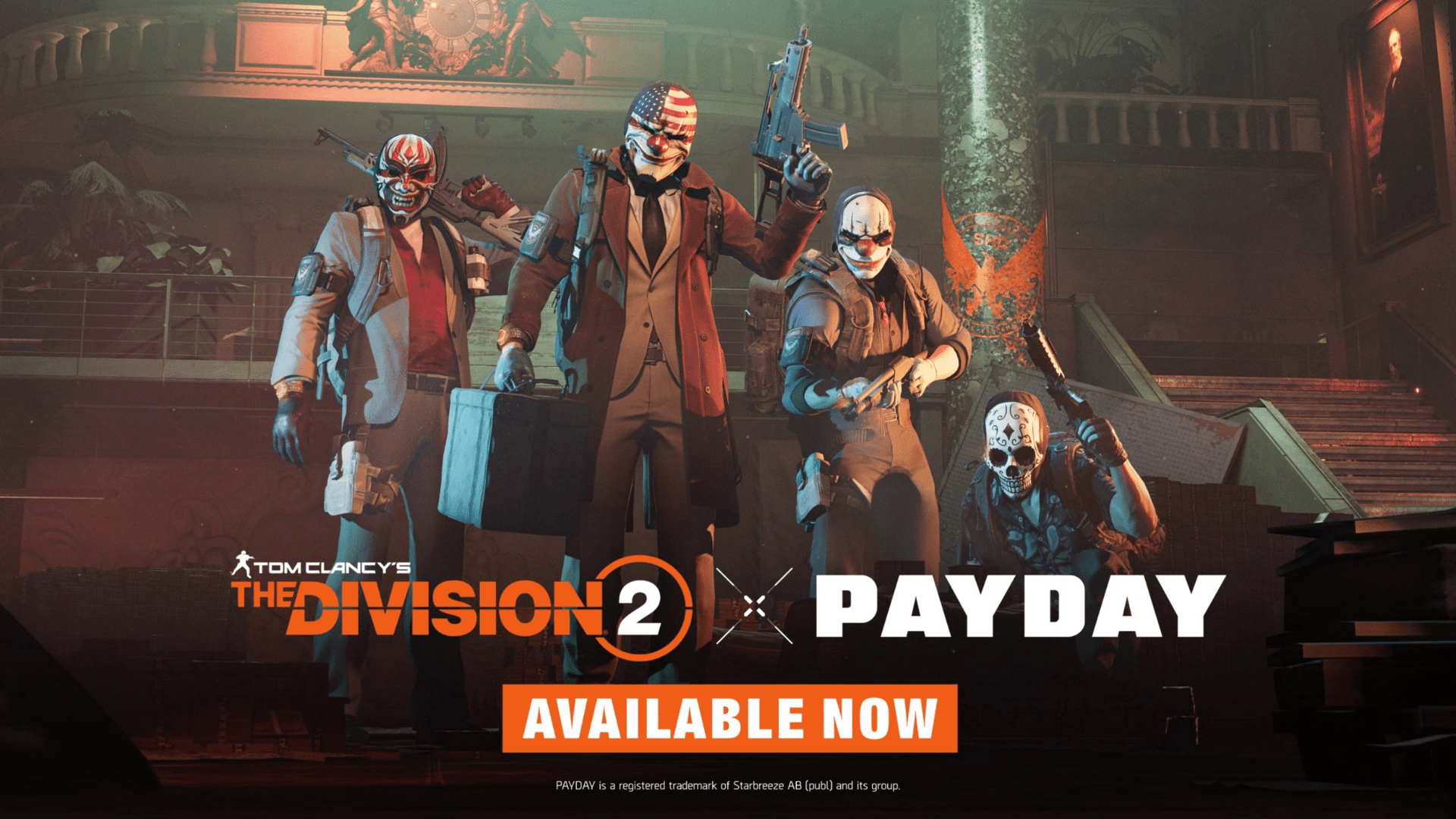 The Division 2 X Payday Collaboration Now Available