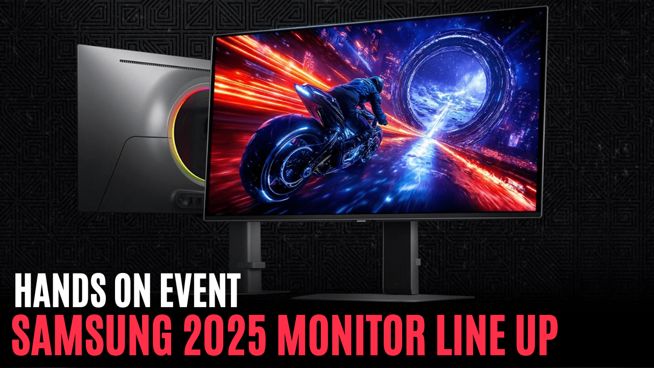 Samsung 2025 Gaming Monitor Line Up – Hands On Event