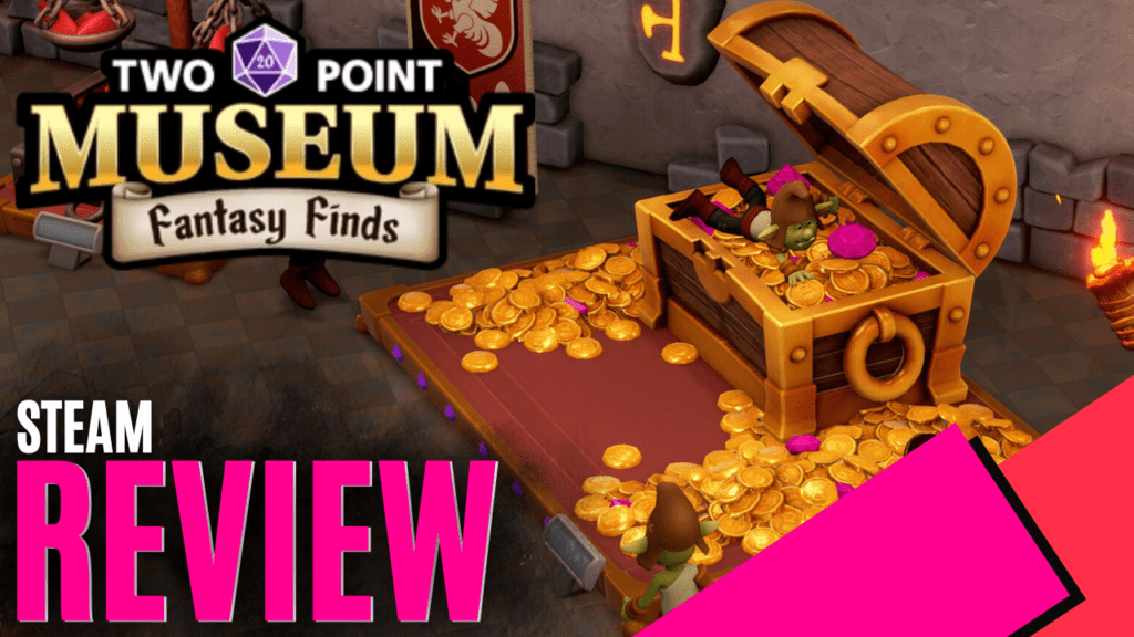 YouTube Thumbnails 2025 07 19T160942.659 https://www.mkaugaming.com/all-review-list/two-point-museum-fantasy-finds-dlc-steam-review/