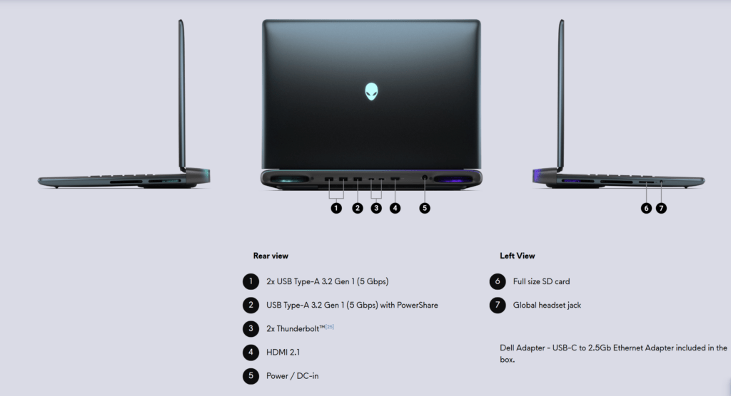Alienware 16 Area 51 Gaming Laptop (Hardware) - Review 3 alienware16 8 https://www.mkaugaming.com/all-review-list/alienware-16-area-51-review/