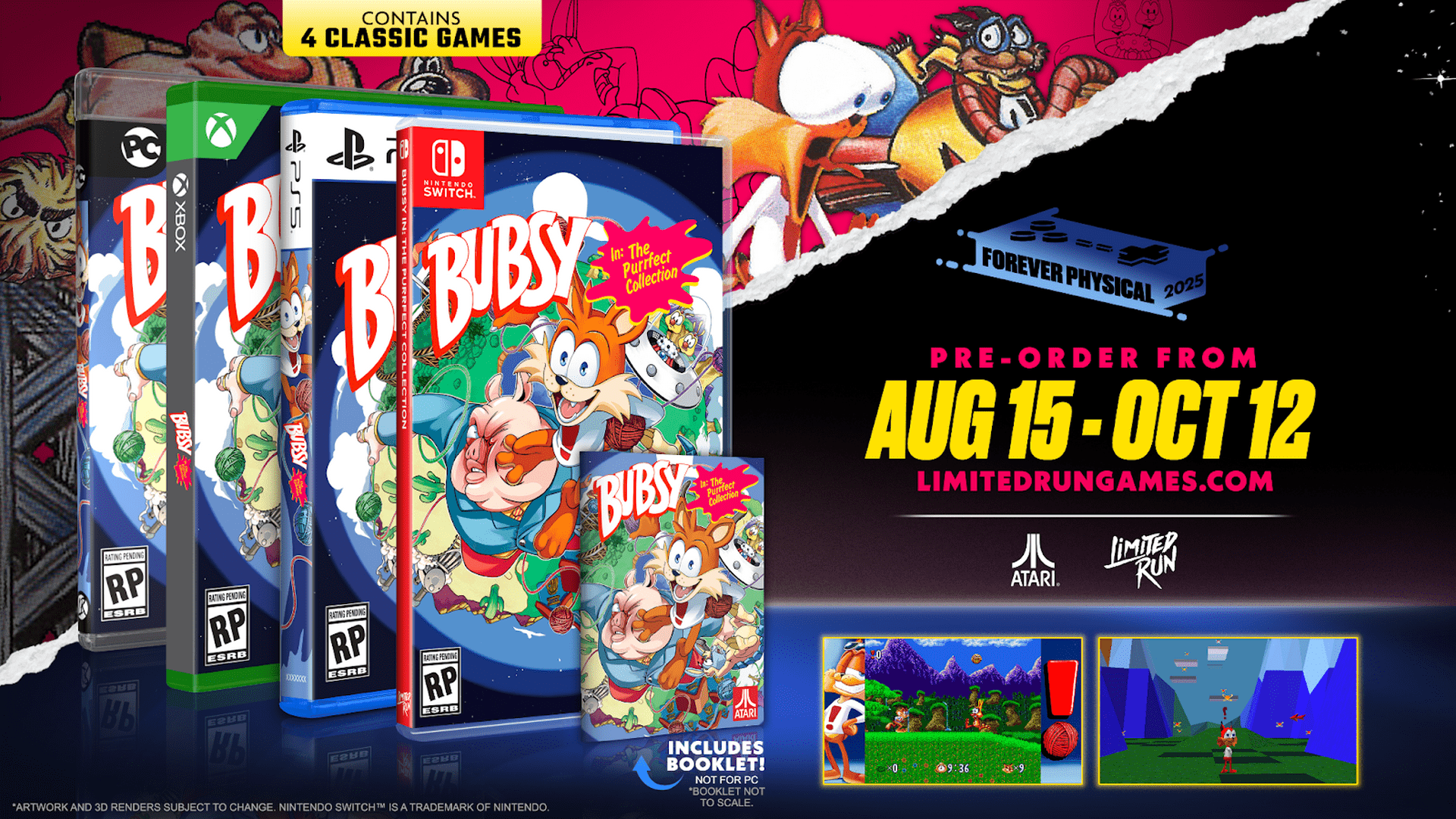 The Fur-Midable 90s Bobcat Returns With Bubsy In: The