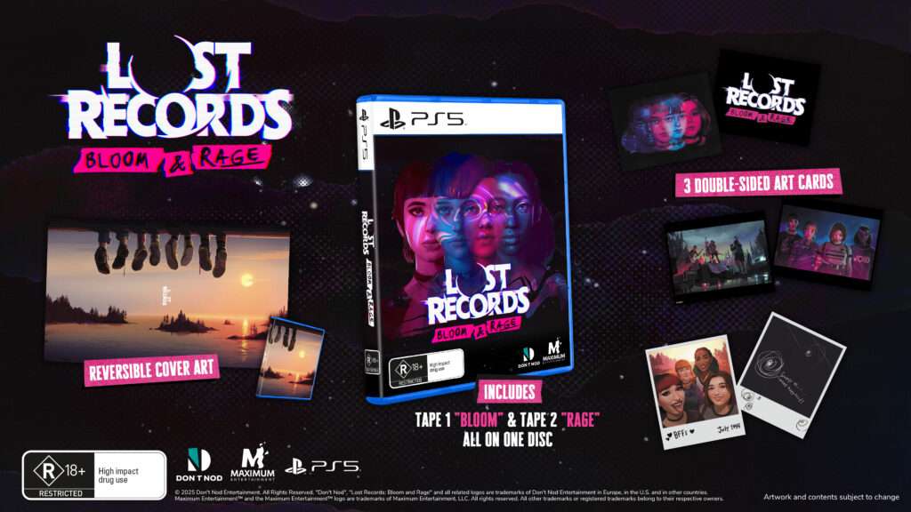 DON’T NOD and Maximum Entertainment Launch Physical Edition of Lost Records: Bloom & Rage 1 LostRecords Beautyshot 3840x2160 AUS LR https://www.mkaugaming.com/dont-nod-and-maximum-entertainment-launch-physical-edition-of-lost-records-bloom-rage/
