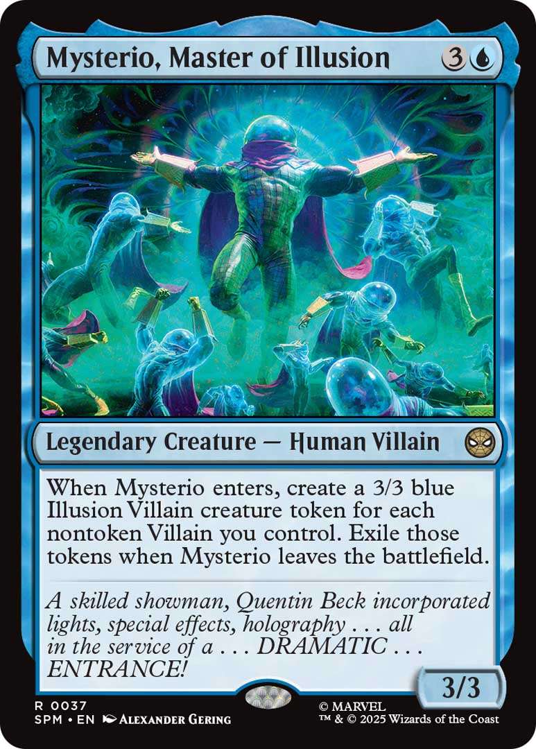 Magic: The Gathering - Marvel’s Spider-Man Debuts at PAX West 6 Mysterio Master of Illusion EN HRR https://www.mkaugaming.com/magic-the-gathering-marvels-spider-man-debuts-at-pax-west/