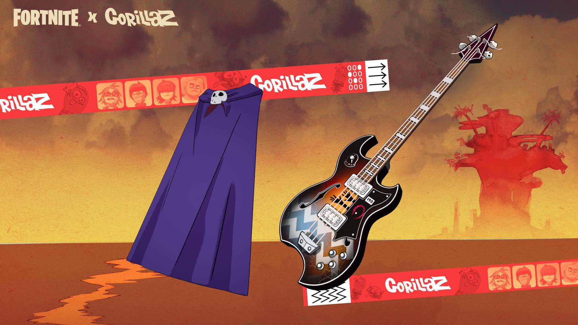 Gorillaz Enters a Whole New Universe As Icons Of Fortnite Festival Season 10 5 fortnite murdocs cape back bling and murdocs bass https://www.mkaugaming.com/gorillaz-enters-a-whole-new-universe-as-icons-of-fortnite-festival-season-10/
