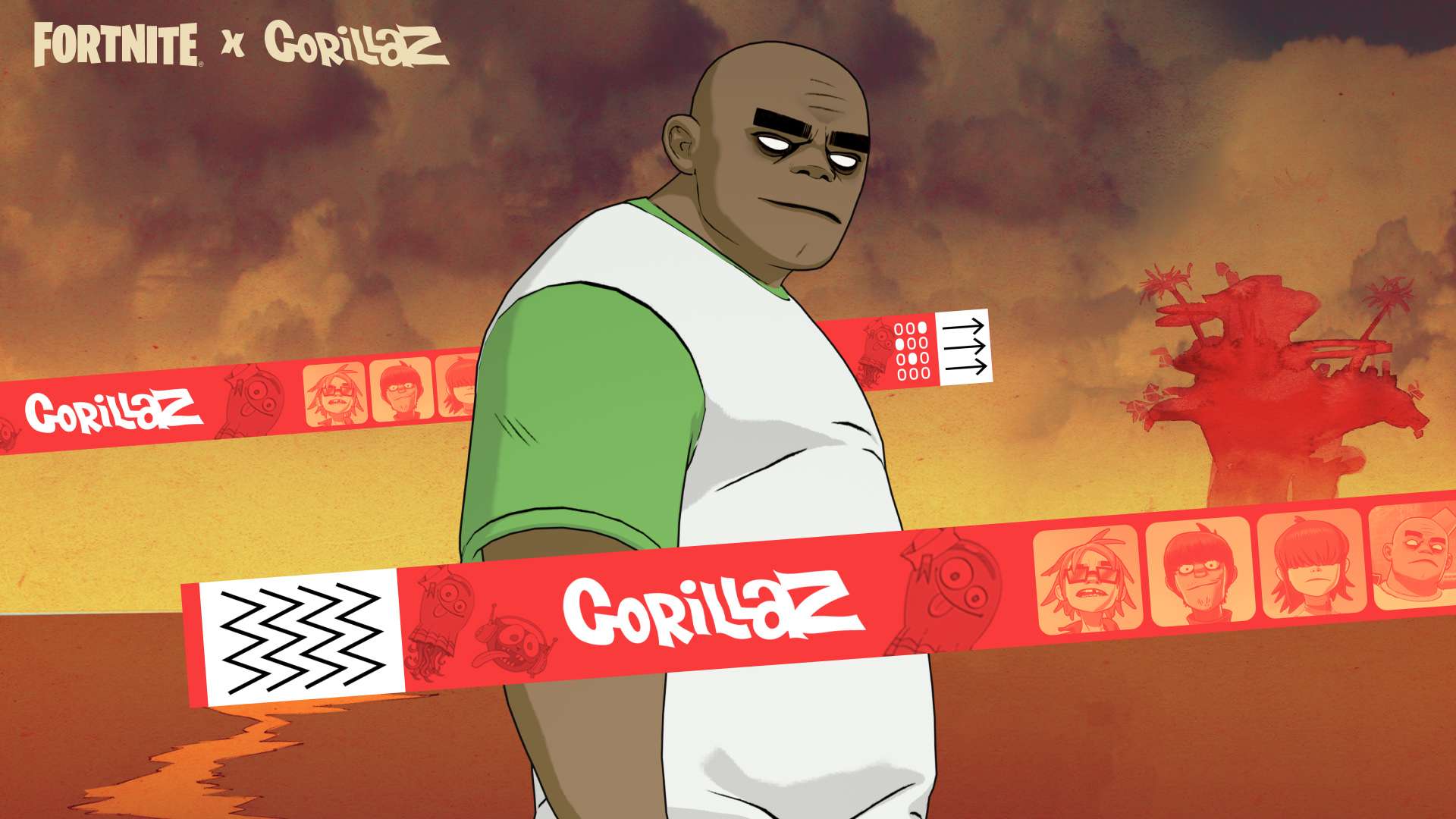 Gorillaz Enters a Whole New Universe As Icons Of Fortnite Festival Season 10 8 fortnite russel outfit https://www.mkaugaming.com/gorillaz-enters-a-whole-new-universe-as-icons-of-fortnite-festival-season-10/
