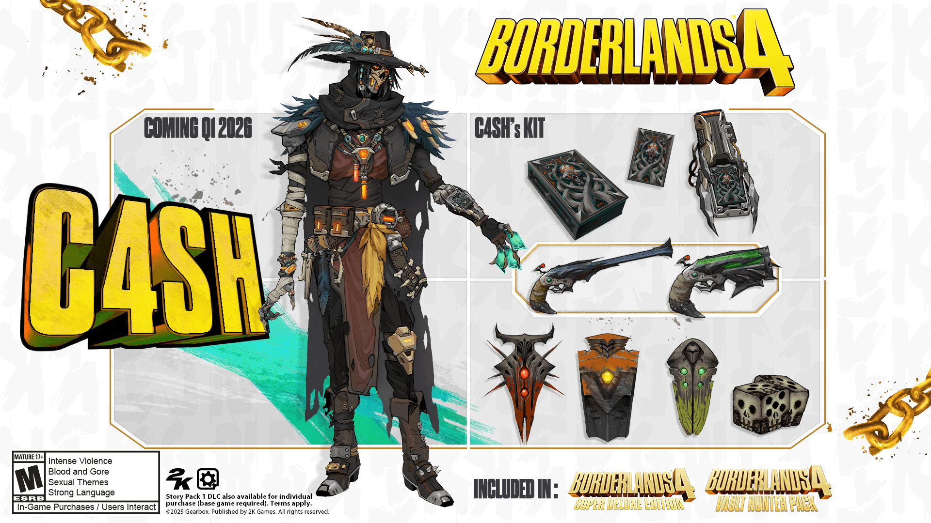 Meet The New Vault Hunter, C4SH, Coming To Borderlands 4 1 C4SH 1920x1080 EN ESRB https://www.mkaugaming.com/meet-the-new-vault-hunter-c4sh-coming-to-borderlands-4/