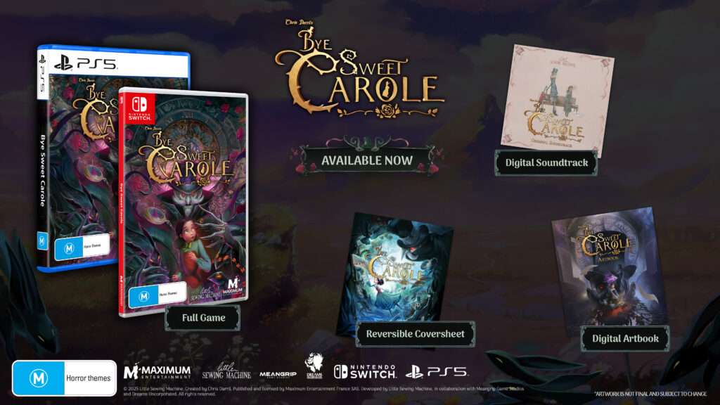 Horror-Fantasy Game Bye Sweet Carole Launches Today 1 BSC BeautyShot LR https://www.mkaugaming.com/horror-fantasy-game-bye-sweet-carole-launches-today/