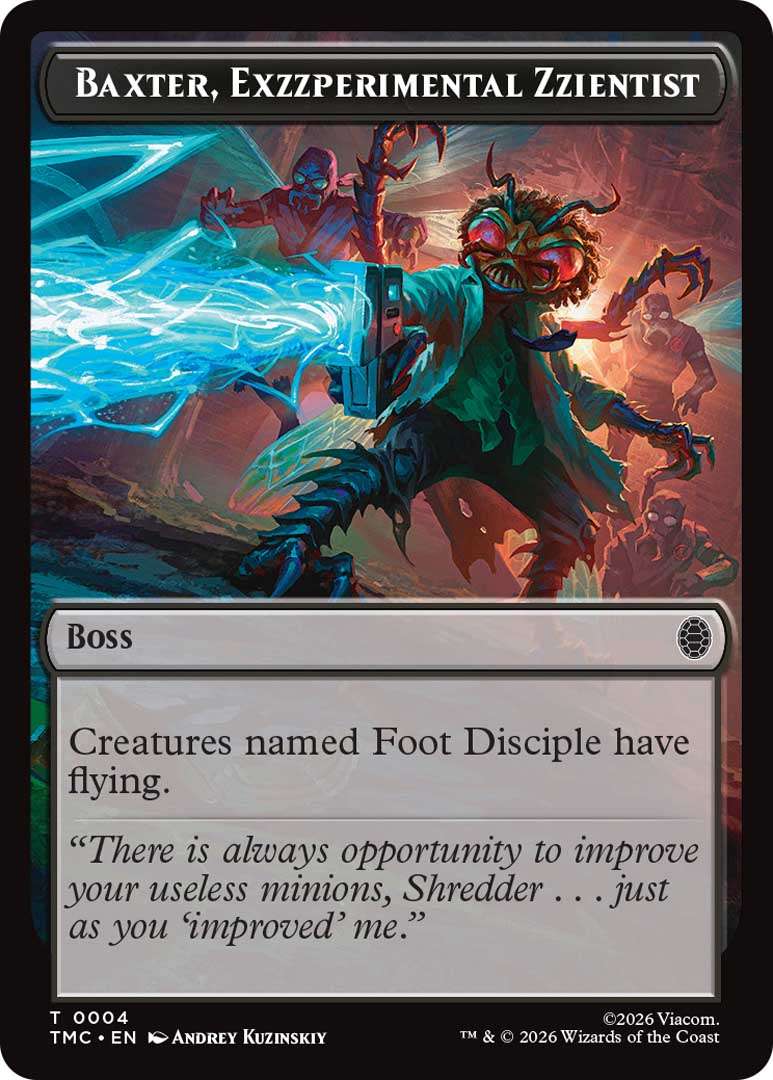 Magic: The Gathering Teenage Mutant Ninja Turtles Unveiled at New York Comic Con 1 Baxter Exzzperimental Zzientist EN HRR https://www.mkaugaming.com/magic-the-gathering-teenage-mutant-ninja-turtles-unveiled-at-new-york-comic-con/