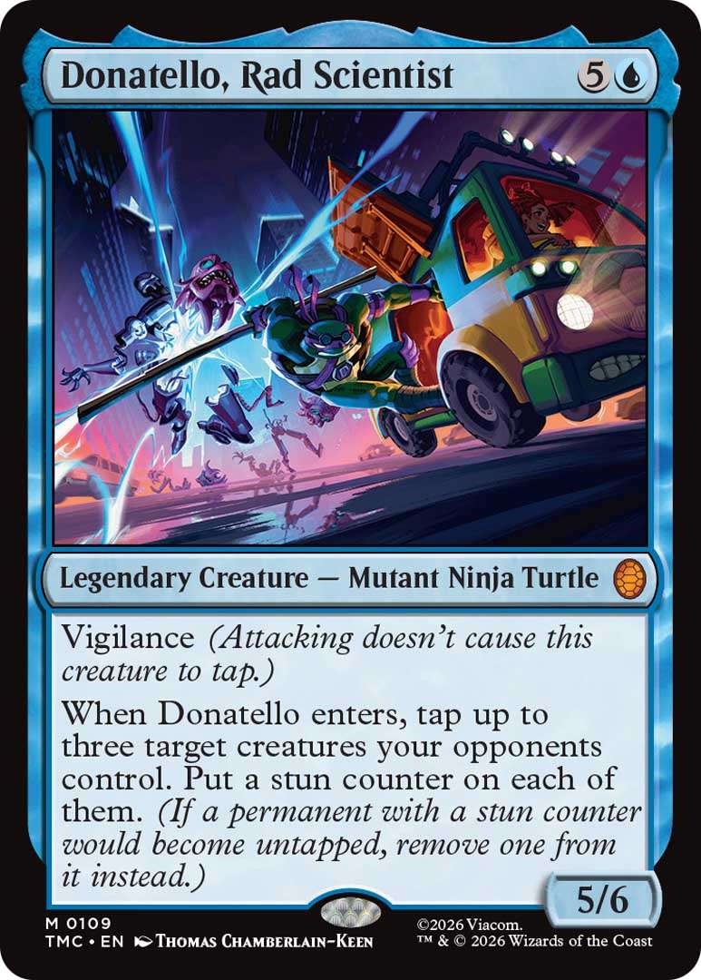 Magic: The Gathering Teenage Mutant Ninja Turtles Unveiled at New York Comic Con 3 Donatello Rad Scientist EN HRR https://www.mkaugaming.com/magic-the-gathering-teenage-mutant-ninja-turtles-unveiled-at-new-york-comic-con/