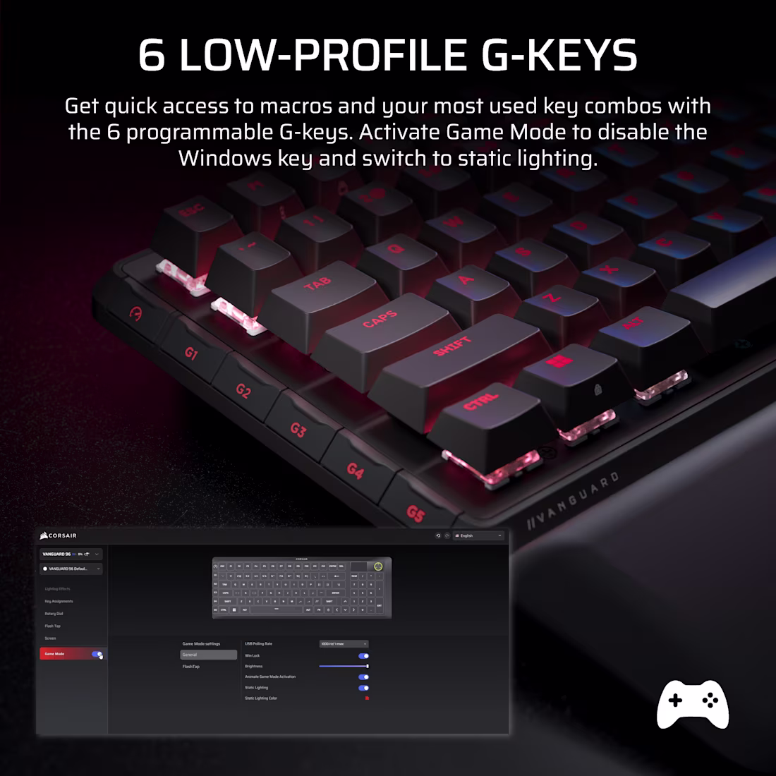 VANGUARD BLACK m EN AA Artboard13 https://www.mkaugaming.com/all-review-list/corsair-vanguard-96-mechanical-gaming-keyboard-hardware-review/