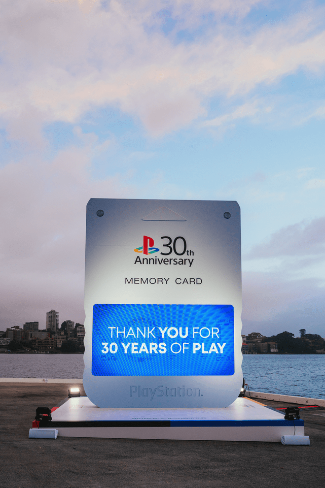 Celebrating 30 Years of PlayStation in Australia | Big PlayStation Memory Card Sydney Reveal 1 2025 11 15 00001 https://www.mkaugaming.com/celebrating-30-years-of-playstation-in-australia-big-playstation-memory-card-sydney-reveal/