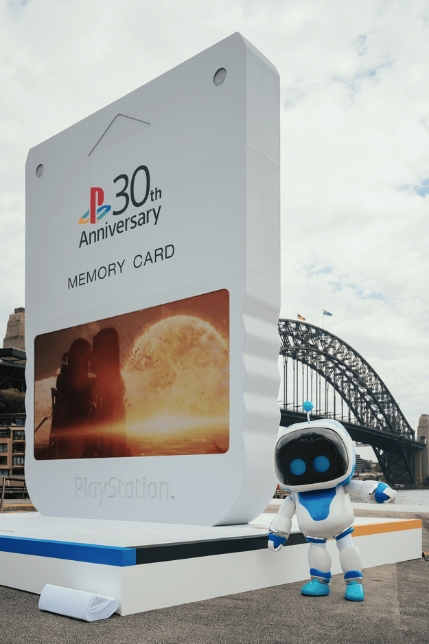Celebrating 30 Years of PlayStation in Australia | Big PlayStation Memory Card Sydney Reveal 3 2025 11 15 00003 https://www.mkaugaming.com/celebrating-30-years-of-playstation-in-australia-big-playstation-memory-card-sydney-reveal/