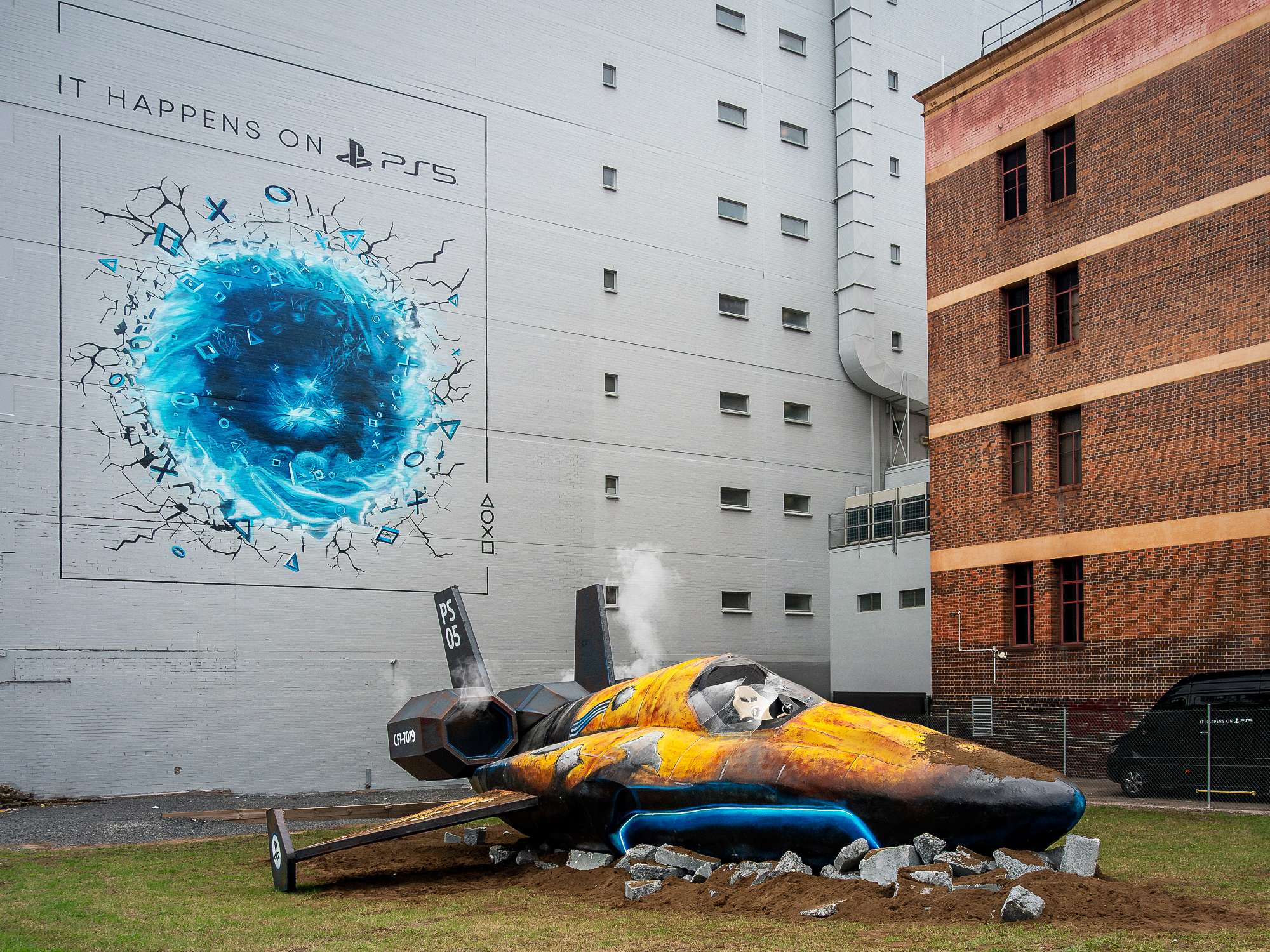 UFO Crash Lands In Fortitude Valley, Brisbane For PlayStation's “It Happens On PS5” Campaign 2 PS5 Fortitude Valley Final 1 RT V1a https://www.mkaugaming.com/ufo-crash-lands-in-fortitude-valley-brisbane-for-playstations-it-happens-on-ps5-campaign/