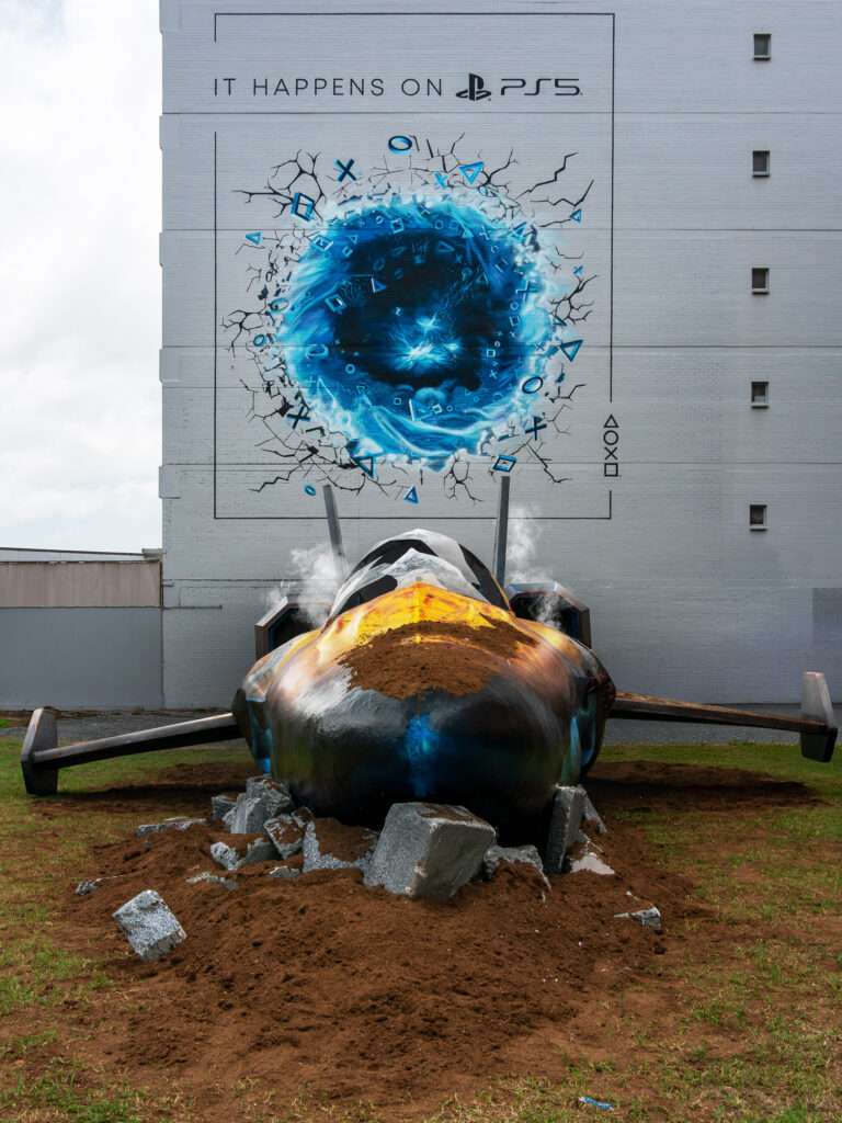 UFO Crash Lands In Fortitude Valley, Brisbane For PlayStation's “It Happens On PS5” Campaign 4 PS5 Fortitude Valley Final 6 RT V1 https://www.mkaugaming.com/ufo-crash-lands-in-fortitude-valley-brisbane-for-playstations-it-happens-on-ps5-campaign/