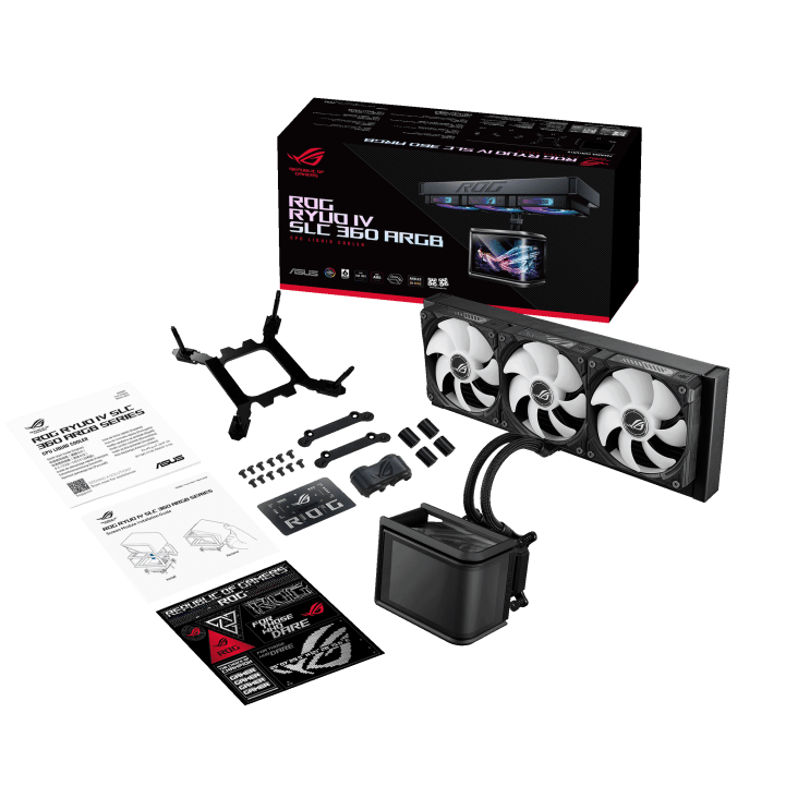 ROG Ryuo IV SLC 360 ARGB AIO Liquid Cooler (Hardware) - Review 5 h732 2 https://www.mkaugaming.com/all-review-list/rog-ryuo-iv-slc-360-argb-aio-liquid-cooler-hardware-review/