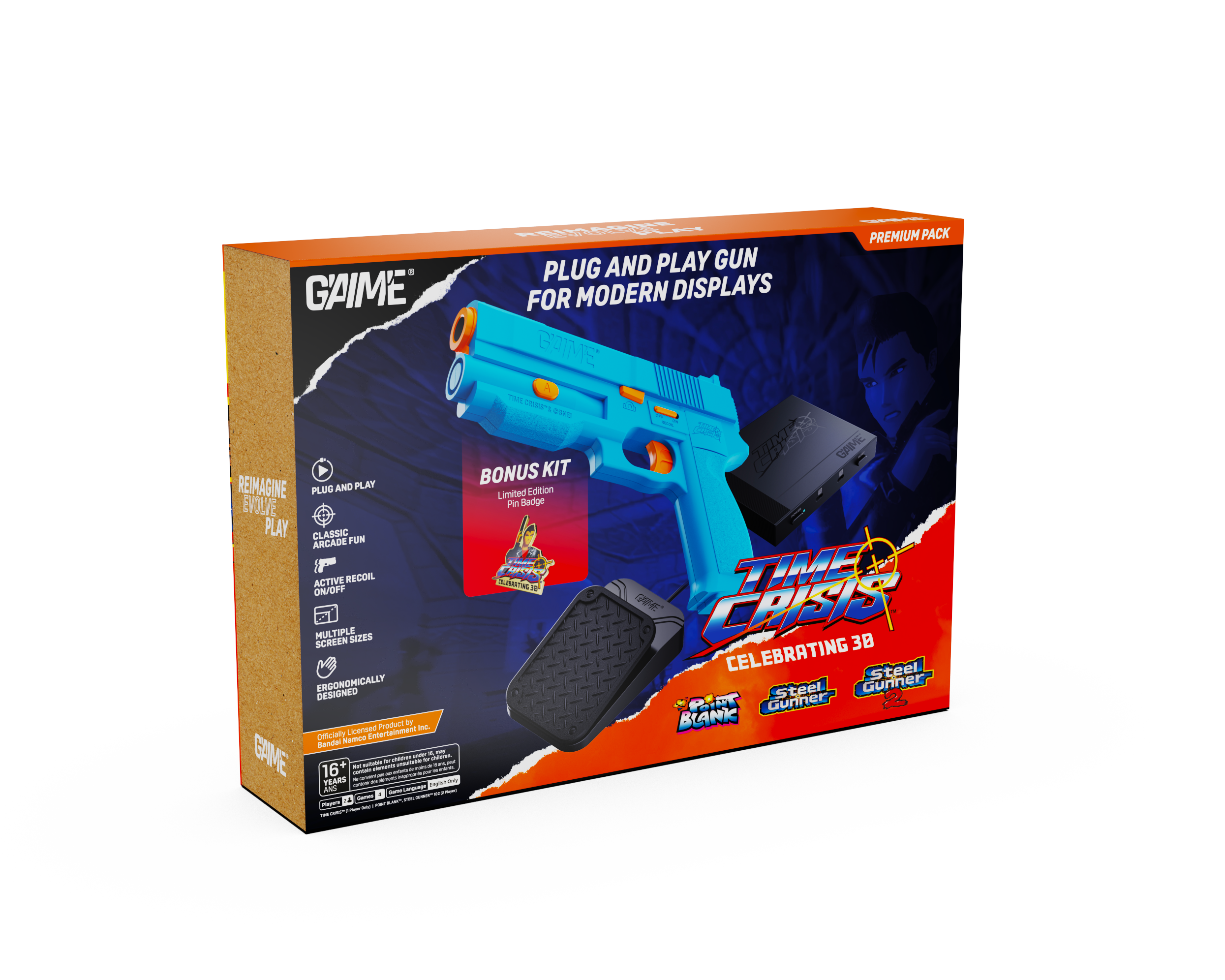 G‘AIM’E TIME CRISIS Lightgun System In Limited Stock and Shipping Today - And It Can Still Be Yours In Time For The Holidays 2 GAIME Packs ROW 03 https://www.mkaugaming.com/gaime-time-crisis-lightgun-system-in-limited-stock-and-shipping-today-and-it-can-still-be-yours-in-time-for-the-holidays/