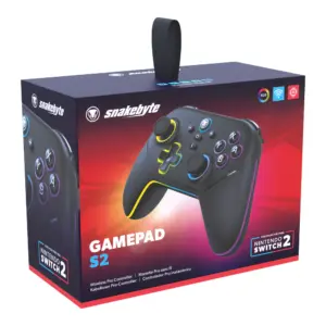 Snakebyte Gamepad Pro S2 (Hardware) - Review 4 SB923906 GAMEPADS2 Black Packaging 1 https://www.mkaugaming.com/all-review-list/snakebyte-gamepad-pro-s2-hardware-review/