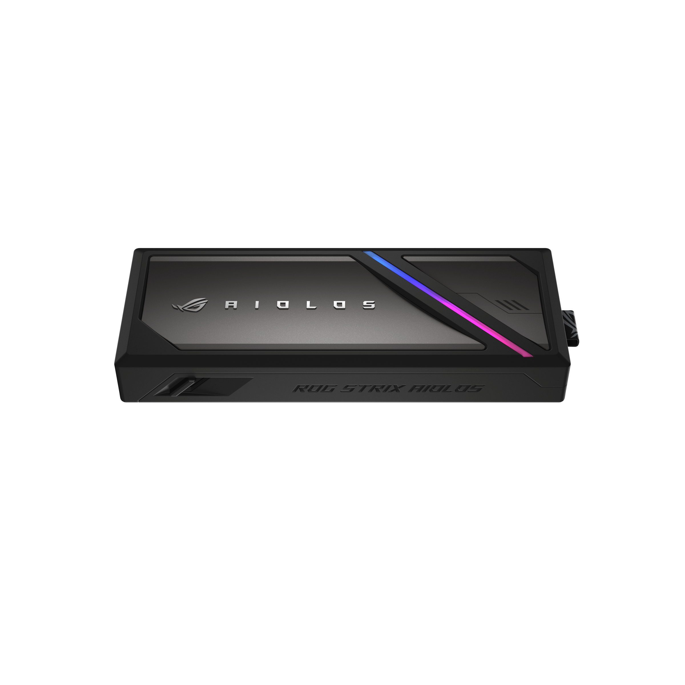 ASUS Announces ROG Strix Aiolos 1 ROG Strix Aiolos SSD Enclosure – Front View https://www.mkaugaming.com/asus-announces-rog-strix-aiolos/