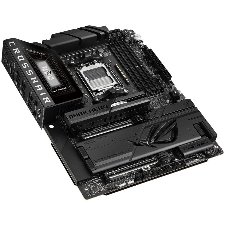 ROG Crosshair X870E Dark Hero Motherboard (Hardware) - Review 3 h732 1 https://www.mkaugaming.com/all-review-list/rog-crosshair-x870e-dark-hero-motherboard-hardware-review/